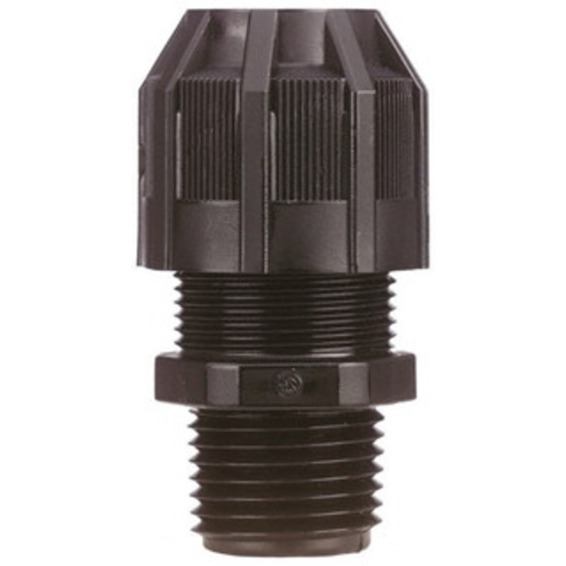 Thomas & Betts 0.5 to 0.75 Liquidtight Straight Strain Relief Cord Grip 3/4 NPT, 2-3/16 OAL, Nylon 2932NM - 98278328