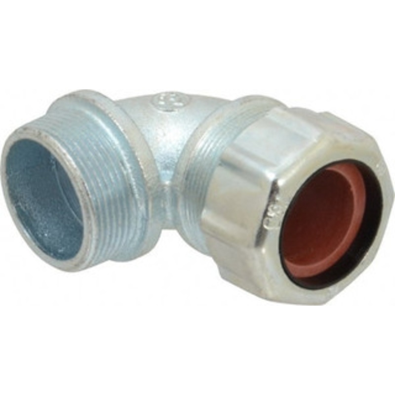 Thomas & Betts 1 to 1.187 Liquidtight Elbow Strain Relief Cord Grip 1-1/2 NPT, Iron 2282 - 54116843