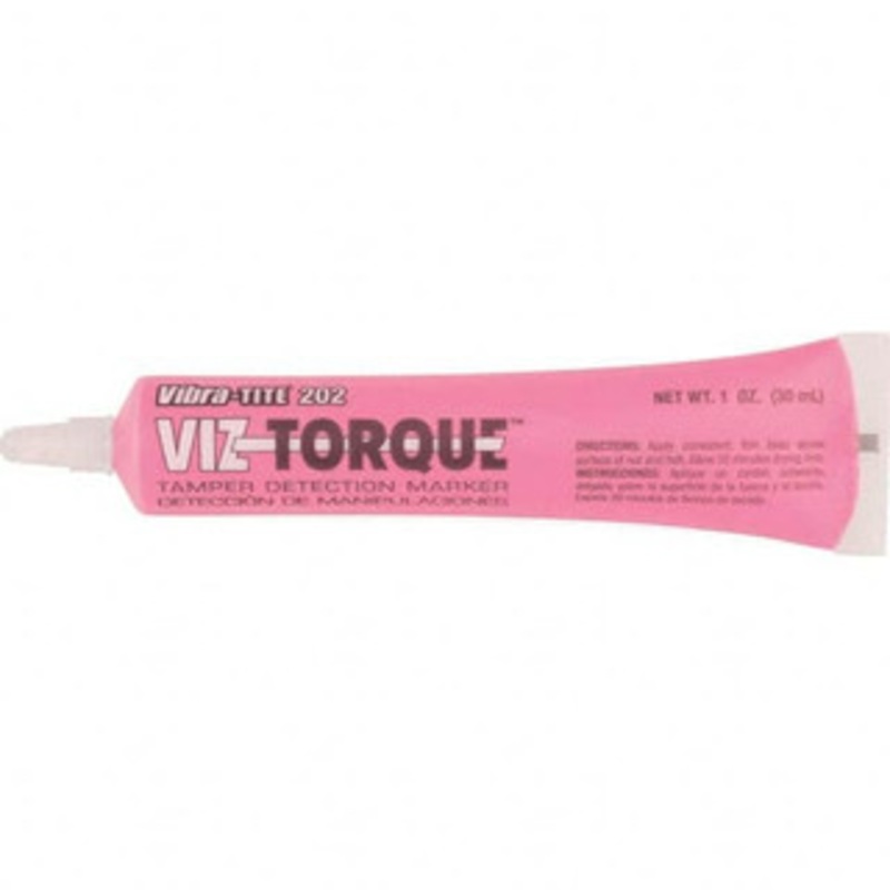 Vibra-Tite Markers & Paintsticks, Type: Visual Vibratory Indicator, Color: Pink, Ink Type: Tamper Proof, Tip Type: Squeeze Tube, Material: Isopropanol, Maximum Temperature (F): 300 20281 - 41561853