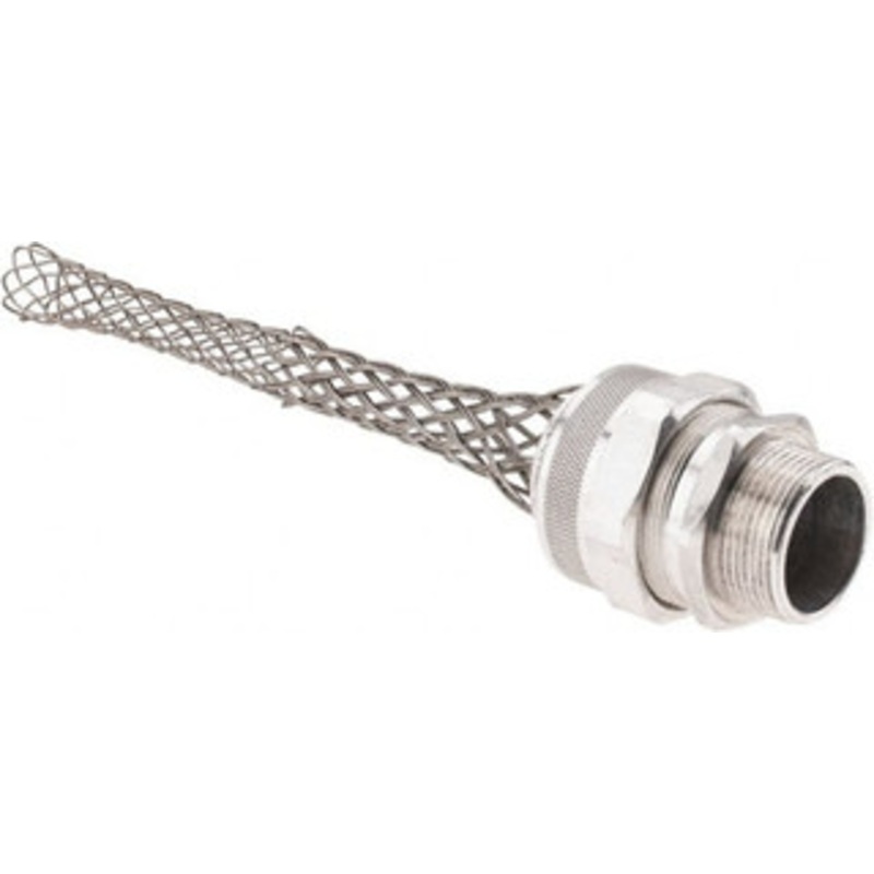 Woodhead - Molex 1.125 to 1.25 Liquidtight Straight Strain Relief Cord Grip 1-1/4 NPT, 13-3/8 OAL, Aluminum 36273 - 70497540