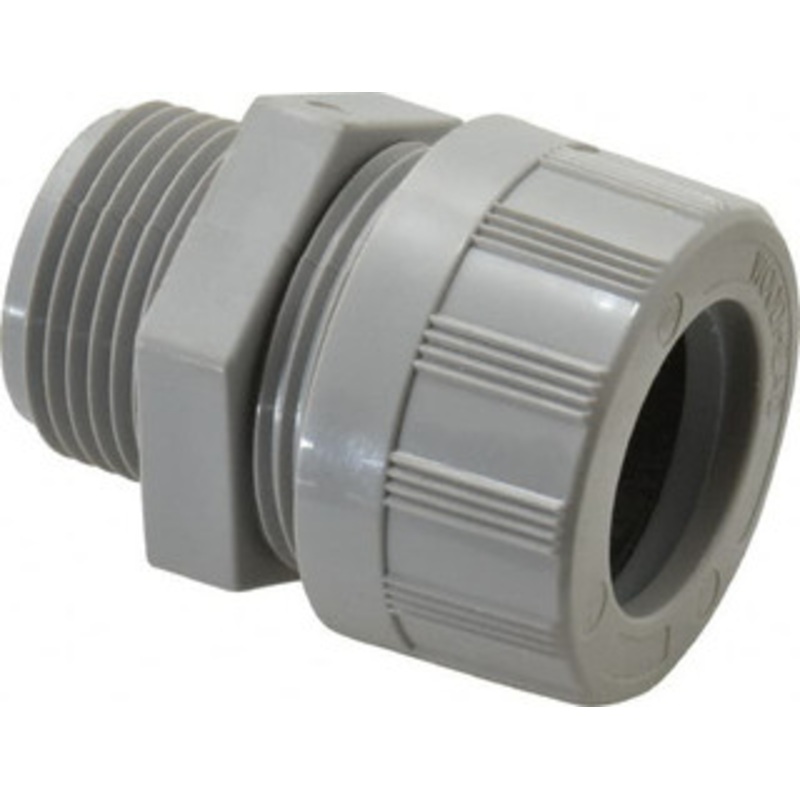 Woodhead - Molex 1 to 1.125 Liquidtight Straight Strain Relief Cord Grip 1 NPT, Nylon 5562 - 70497227