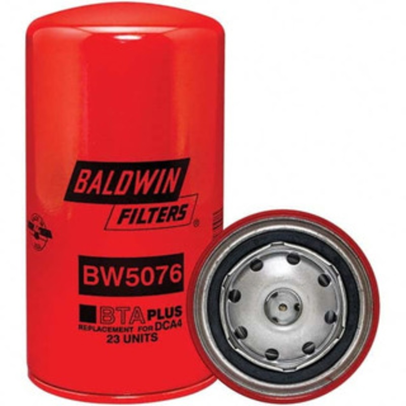 Baldwin Filters Automotive Coolant Filter Case WF0207600, Cummins 3318319, Donaldson P552076, Fleetguard WF2076, Hastings WC20, John Deere AR94562, Komatsu VE3885, Wix WS10058 BW5076 - 16642993