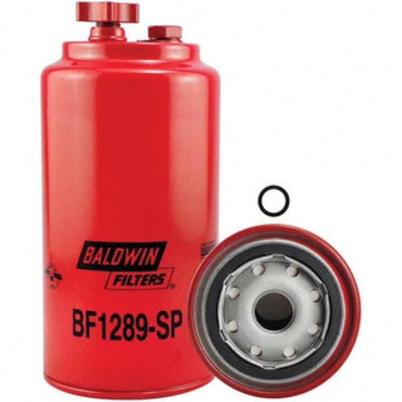 Baldwin Filters Automotive Fuel/Water Separator Element Caterpillar 2715076, Donaldson P553880, Fleetguard FS20052, Hastings FF1252SP, Wix WF10000 BF1289-SP - 16645376