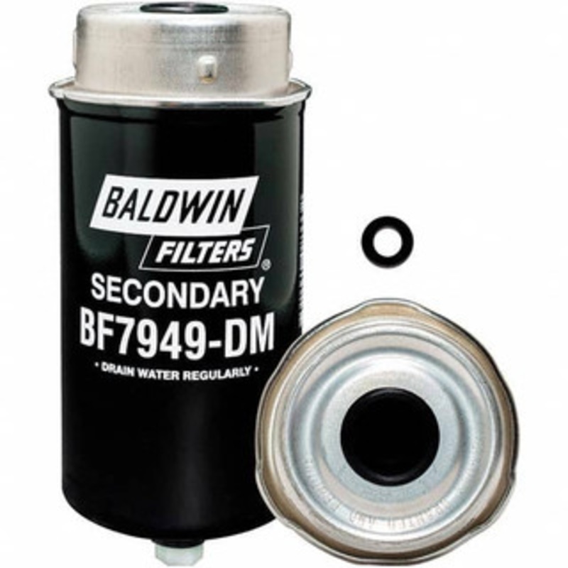 Baldwin Filters Automotive Fuel/Water Separator Element Fleetguard FS20011, Hastings FF1284DM, John Deere RE521538, Wix 533766 BF7949-DM - 16644411