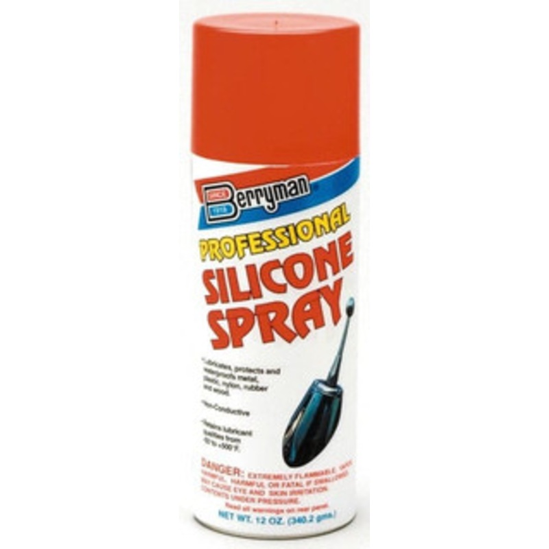 Berryman Products 12 oz Aerosol Automotive Professional Silicone Spray Light Hydrotreated Naphtha 1716 - 81119109