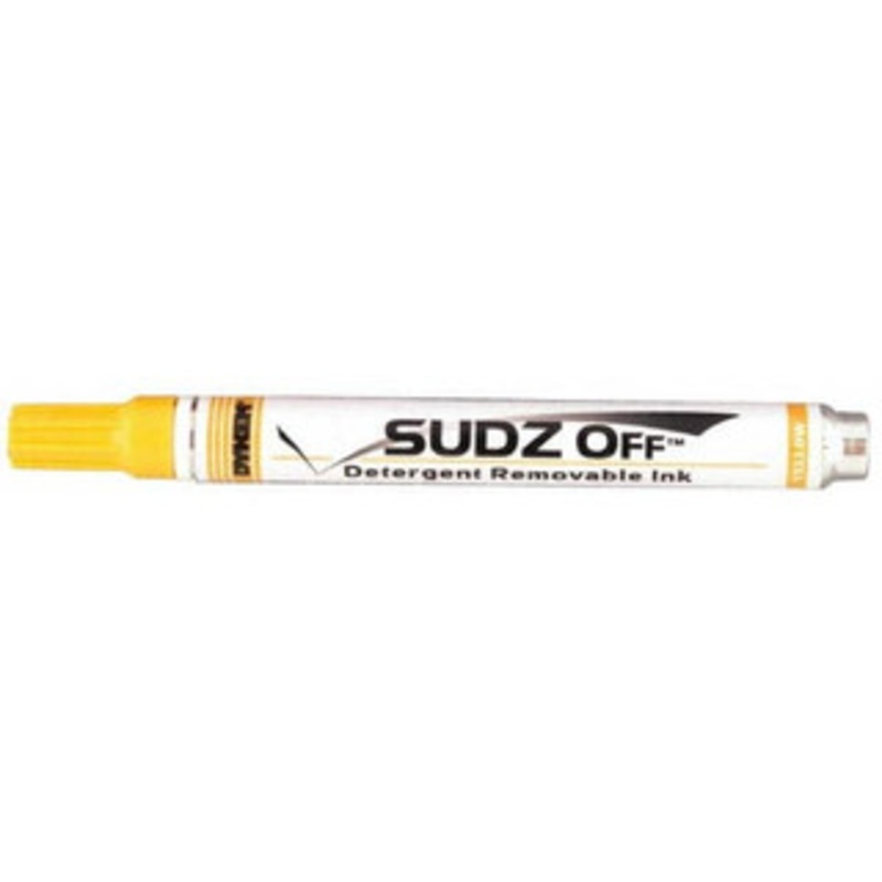 Dykem Yellow Dye and Pigment-Based Ink Marker Medium Tip, Water Resistant Ink 91694 - 04453825