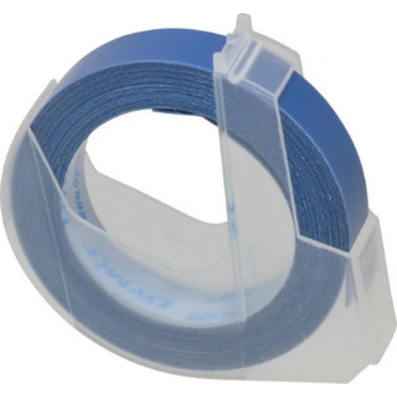 DYMO 3/8 x 12 ft. Blue Embossing Tape 3/8 Wide, 12 ft. Long 520106 - 00125633