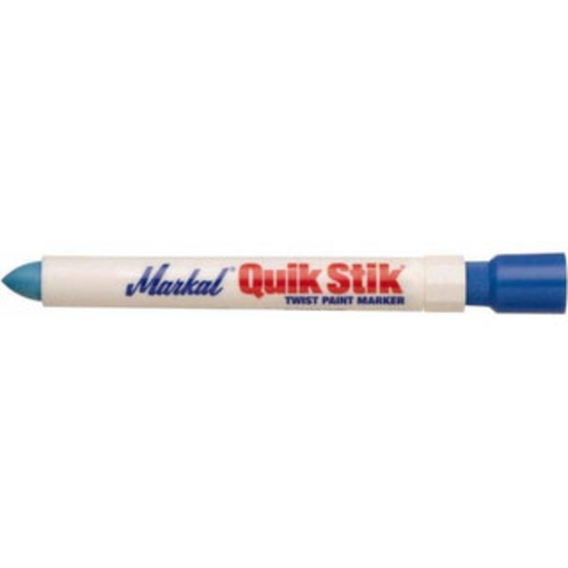 Markal Blue Solid Paint Marker Round Paint Tip, Alcohol Base Ink 61070 - 03461829