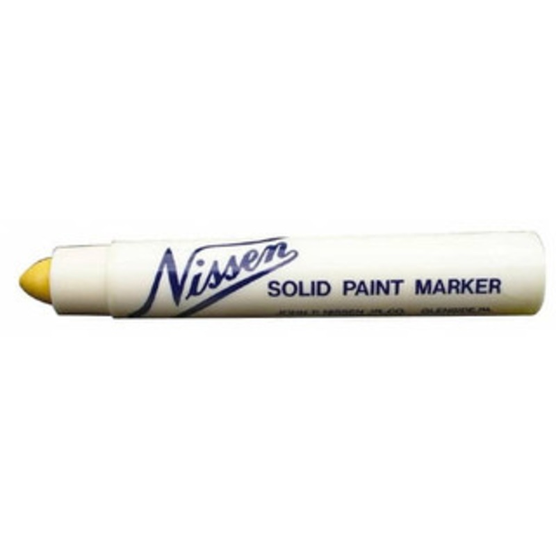 Markal Yellow Solid Paint Marker Soft Crayon Tip, Alcohol Base Ink 28771 - 07647860