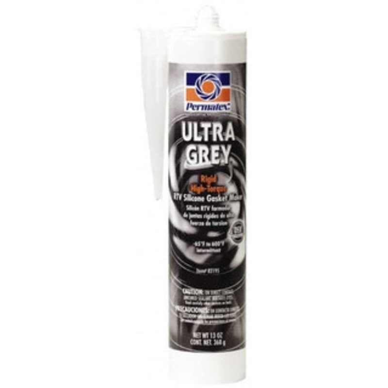 Permatex 13 oz Gasket Maker -65 to 650F, Gray, Comes in Cartridge 82195 - 85635407