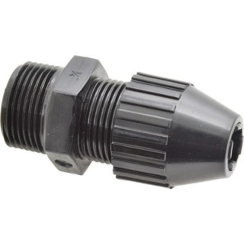 Thomas & Betts 0.25 to 0.4 Liquidtight Straight Strain Relief Cord Grip 3/4 Thread, 2.7 OAL, Nylon 2693 - 54060520