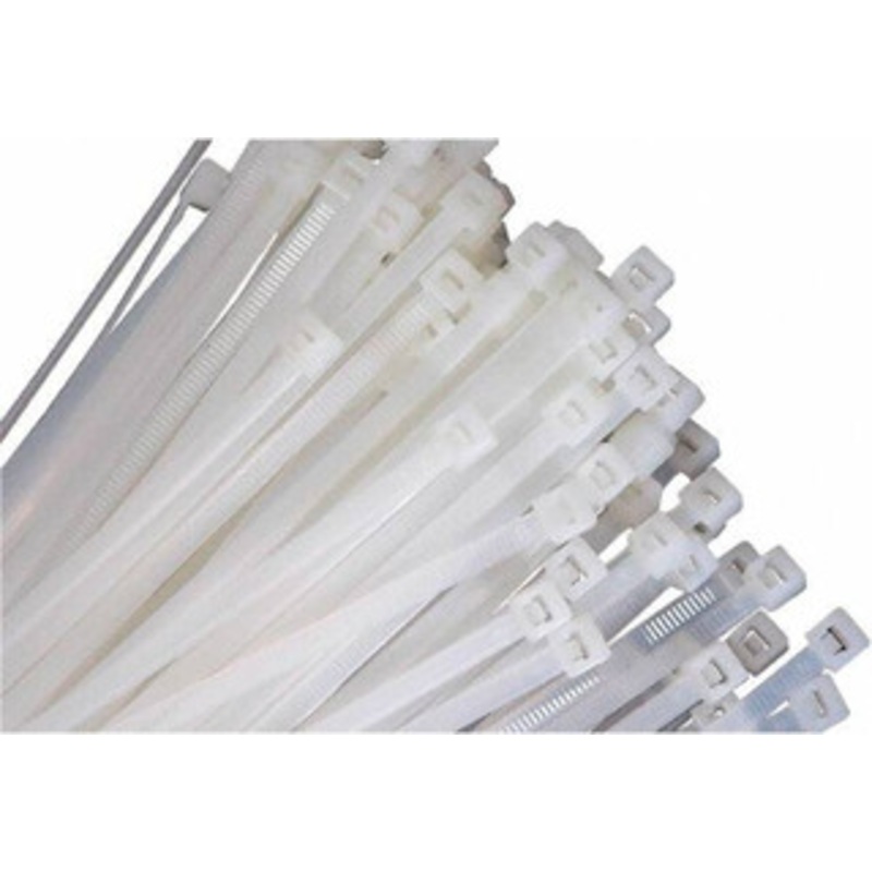 Triton Products 14-1/2 Long Natural (Color) Nylon Standard Cable Tie 50 Lb Tensile Strength, 4 Max Bundle Diam KTI-76140 - 38378550