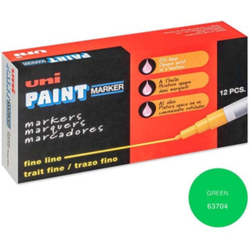 uni-ball Green Paint Marker Line Tip 63704 - 82266115