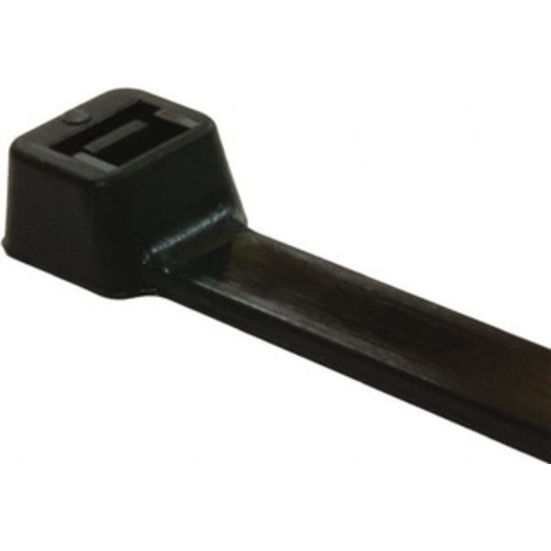 Value Collection 8 Long Black Nylon Standard Cable Tie 40 Lb Tensile Strength, 54mm Max Bundle Diam TSL-200-I-YB-M - 68951383