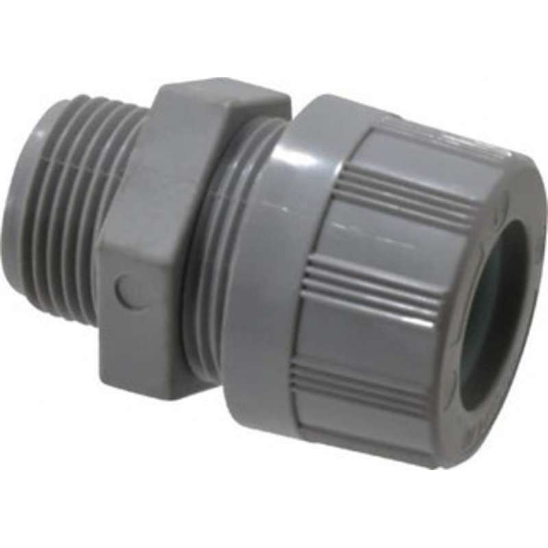 Woodhead - Molex 0.375 to 0.437 Liquidtight Straight Strain Relief Cord Grip 3/4 NPT, Nylon 5624 - 70497086