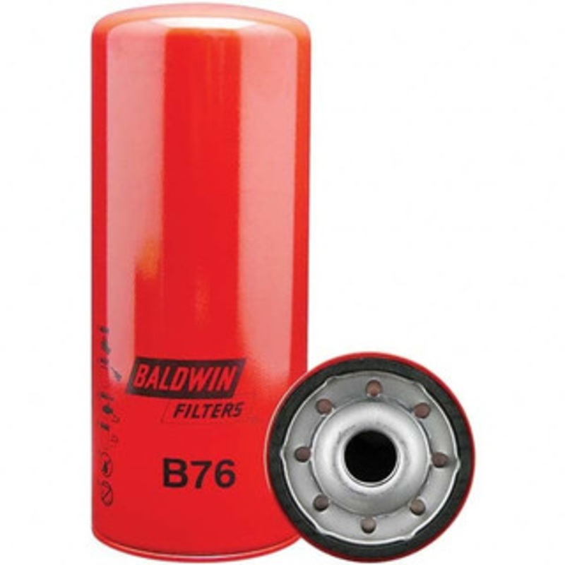 Baldwin Filters Automotive Oil Filter AC Delco PF857F, Allis Chalmers 99100562, Donaldson P779143, Fleetguard LF667, Ford 5011502, Fram PH49AJS, GMC 6439393, Hastings LF531, Purolator PER68, Wix 551791 B76 - 16645541