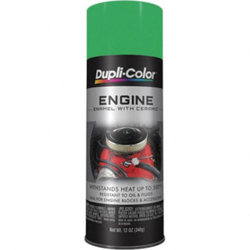 Dupli-Color 12 oz Grabber Green Automotive Heat Resistant Paint Gloss Finish, 500F Max Temp, Comes in Aerosol Can EDE164107 - 37565272