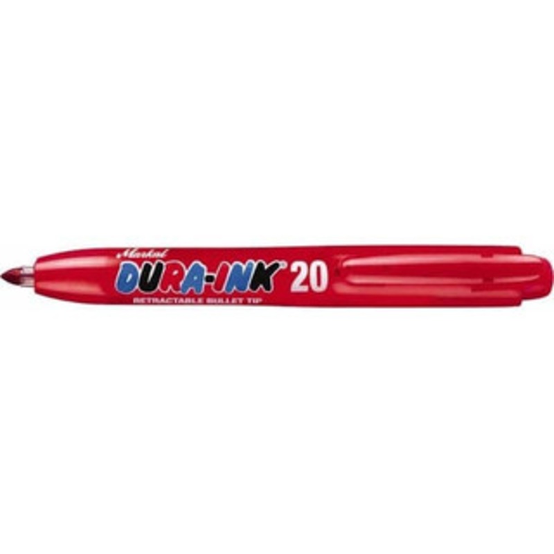 Markal Red Permanent Marker Fine Medium Tip, Alcohol Base Ink 96576 - 43383074