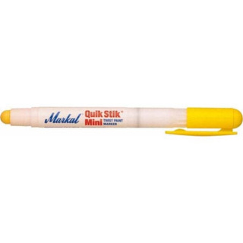 Markal Yellow Solid Paint Marker Fine Medium Tip, Alcohol Base Ink 61127 - 43383082