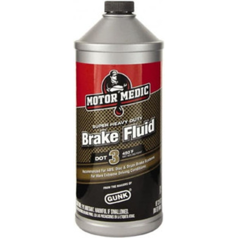 Motor Medic 32 oz Super Heavy Duty Brake Fluid DOT 3 Transportation M4332 - 79905543