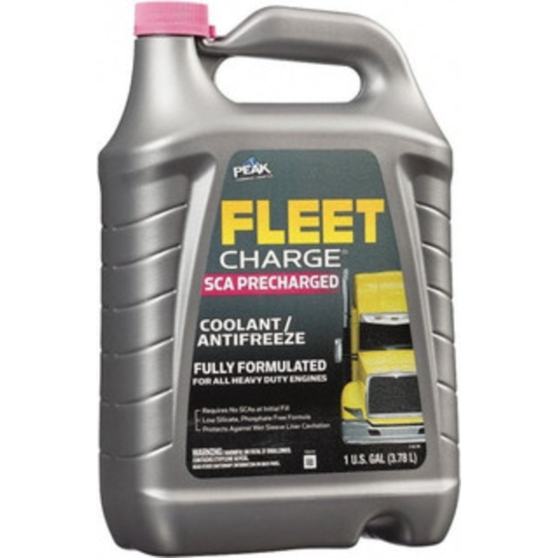 PEAK 1 Gal Heavy Duty Antifreeze & Coolant Ethylene Glycol with SCA & Inhibitors Composition FCA0B3 - 48635312