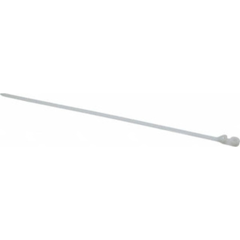 Thomas & Betts 13.9 Long Natural (Color) Nylon Mountable Cable Tie 120 Lb Tensile Strength, 1.98mm Thick, 3-3/8 Max Bundle Diam TY537M - 54066139