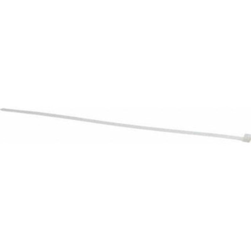 Thomas & Betts 14.2 Long Natural (Color) Nylon Standard Cable Tie 120 Lb Tensile Strength, 1.91mm Thick, 2-7/8 Max Bundle Diam L-14-120-9-C - 73125304