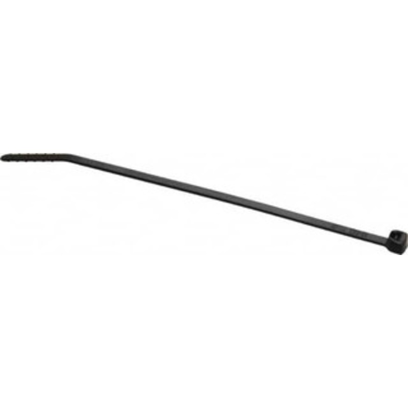 Thomas & Betts 4 Long Black Nylon Standard Cable Tie 18 Lb Tensile Strength, 1.13mm Thick, 5/8 Max Bundle Diam L-4-18-0-C - 73125072