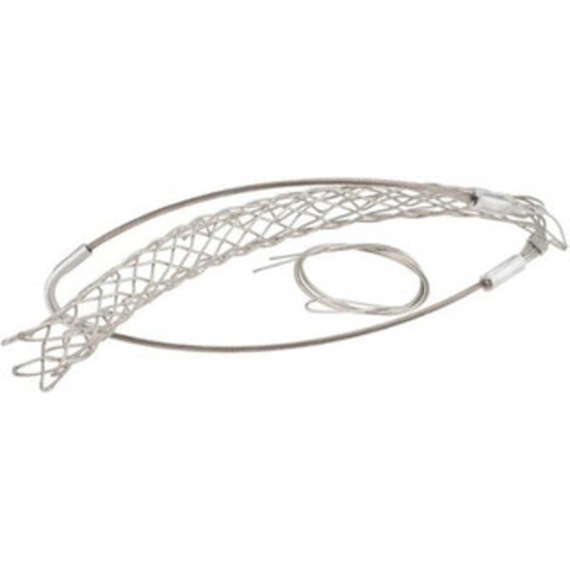 Woodhead - Molex 1-1/4 to 1.49 Inch Cable Diameter, Tinned Bronze, Single Loop Support Grip 26 Inch Long, 1,680 Lb. Breaking Strength, 16 Inch Mesh Length 35169 - 70498688
