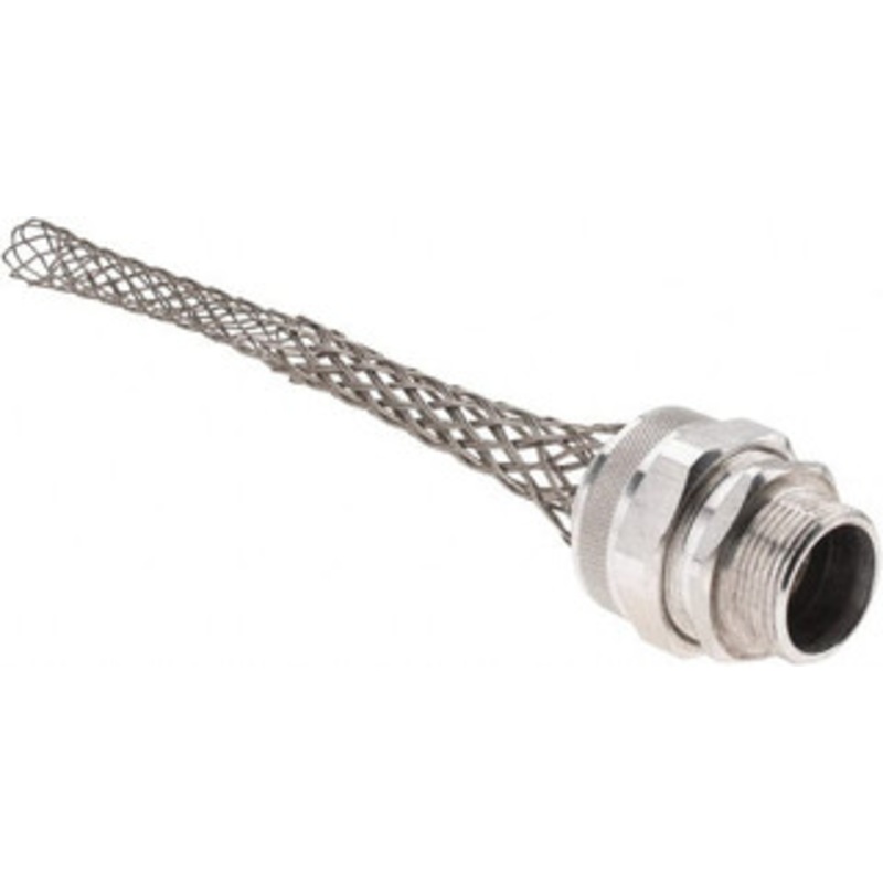 Woodhead - Molex 1.25 to 1.375 Liquidtight Straight Strain Relief Cord Grip 1-1/4 NPT, 12 OAL, Aluminum 36274 - 70497557