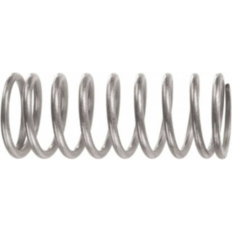 Associated Spring Raymond 6.1mm OD 17.53mm Free Length Compression Spring 50.7 Lb Spring Rating, 0.97mm Wire, 49 N Max Workload, 10mm Solid Height, Music Wire C02400380690M - 61423091
