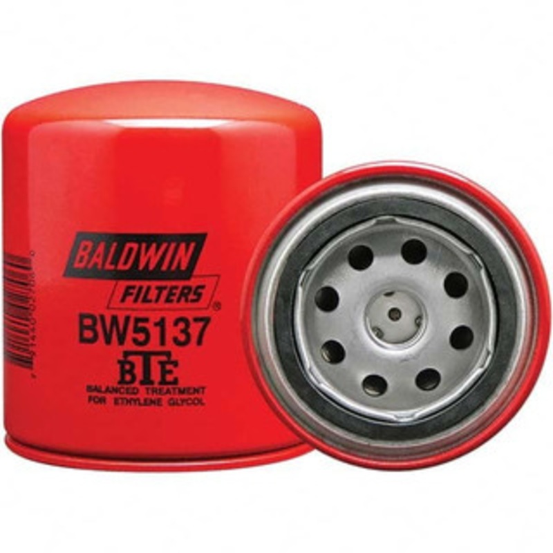 Baldwin Filters Automotive Coolant Filter AC Delco WF4, Allis Chalmers 4681776, Case 1329039C1, Caterpillar 9Y4529, Cummins CW2010, Donaldson P554744, Fleetguard WF2088, Ford SFD28031, Fram PR3304, GMC 681956, Hastings WC6BW5137 - 16643017