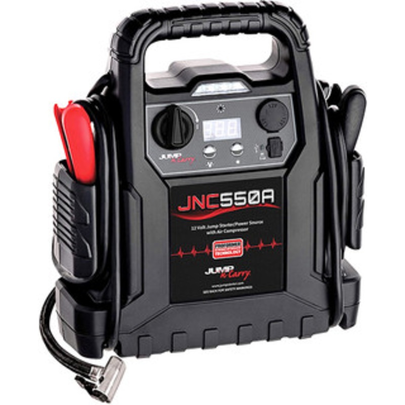 Clore Automotive Jump-N-Carry 1100 Peak Amp Jump Starter w/Air Compressor - KKJNC550A