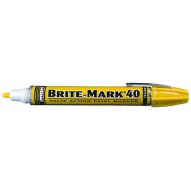 Dykem Yellow Oil-Based Paint Marker Broad Tip, Oil Based 40006 - 07519317