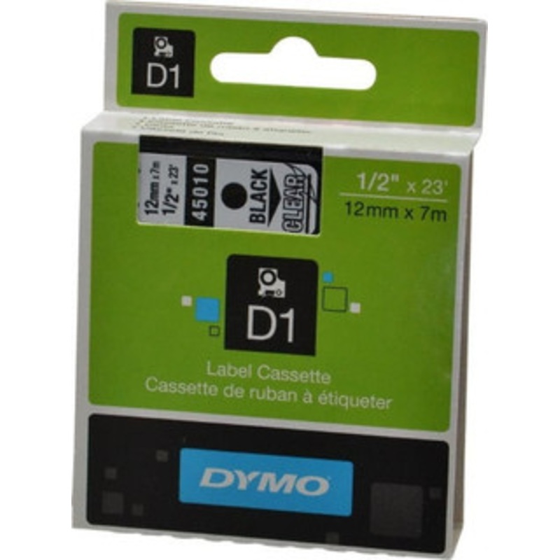 DYMO 23 ft. Black Label Tape 23 ft. Long 45010 - 00127001
