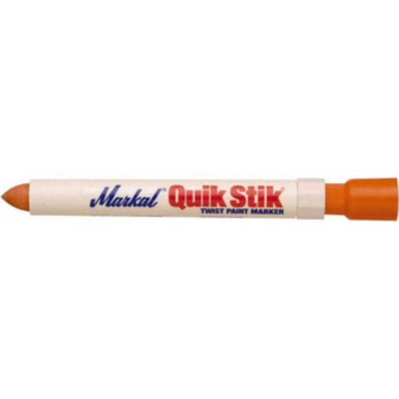 Markal Orange Paint Marker Round Crayon Tip, Alcohol Base Ink 61071 - 41019258