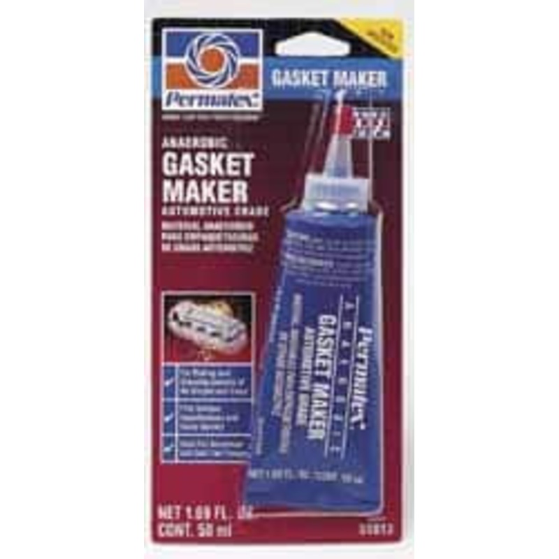 Permatex 50ml Anaerobic Gasket Maker -65 to 300F, Red, Comes in Tube 51813 - 05275813