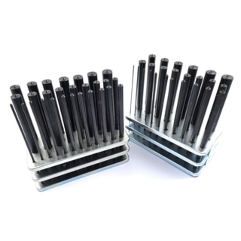Precise 28 Piece 3/32-1/2 & 25 Piece 1-13mm, Transfer Punch Sets - 8600-0054