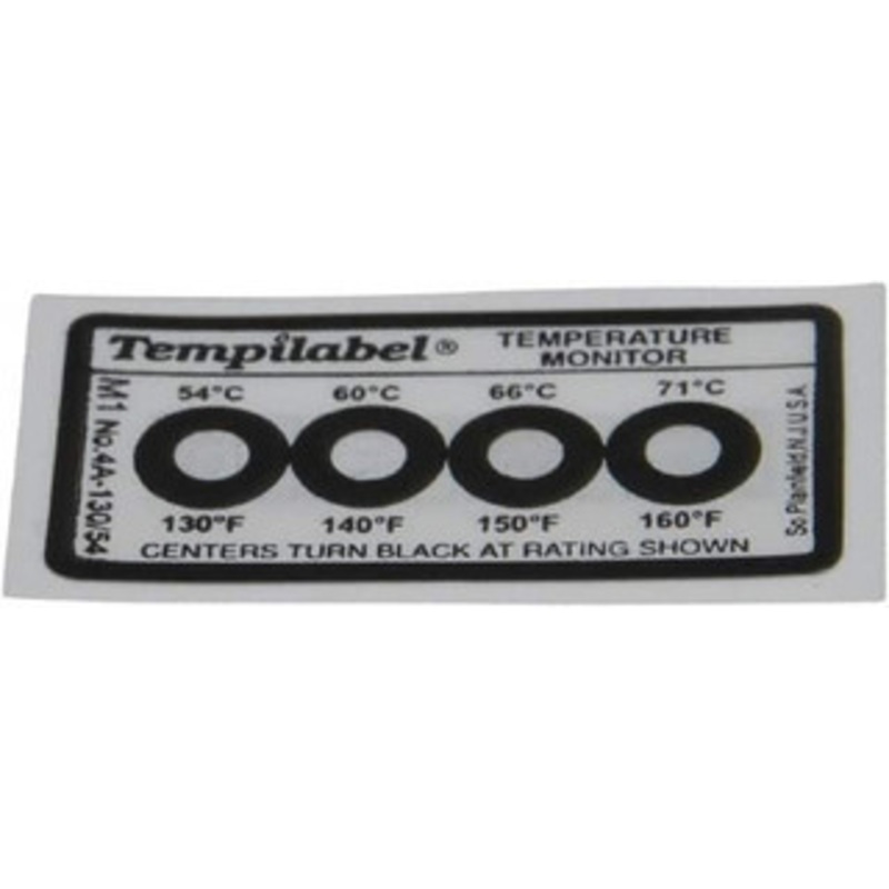 Tempil 54/60/66/71C Temp Indicating Label 26701 - 06832133