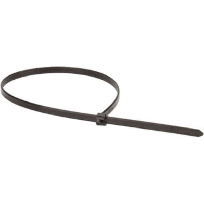 Thomas & Betts 14.2 Long Black Polypropylene Standard Cable Tie 30 Lb Tensile Strength, 1.19mm Thick, 2 Max Bundle Diam TYP28MX - 48528558