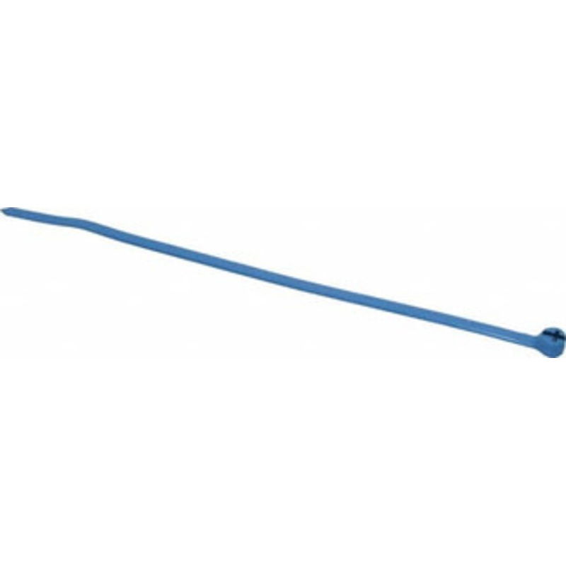 Thomas & Betts 7.31 Long Blue Nylon Standard Cable Tie 50 Lb Tensile Strength, 1.22mm Thick, 44.45mm Max Bundle Diam TY525M-NDT - 83833061