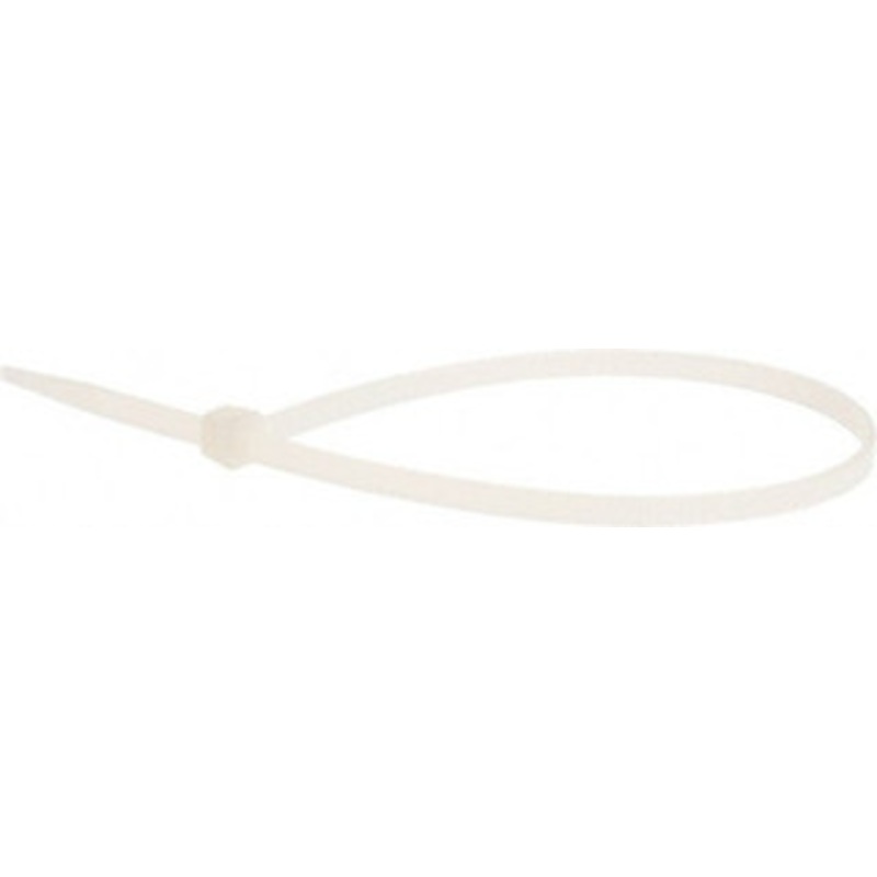 Value Collection 11 Long Natural (Color) Nylon Standard Cable Tie 50 Lb Tensile Strength, 81mm Max Bundle Diam TSL-290-S-YT-M - 68951664