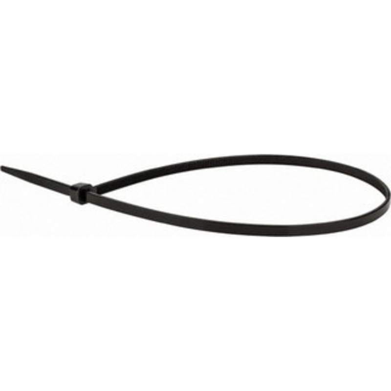 Value Collection 14.6 Long Black Nylon Standard Cable Tie 50 Lb Tensile Strength, 106mm Max Bundle Diam TSL-370-S-YB-M - 68951615