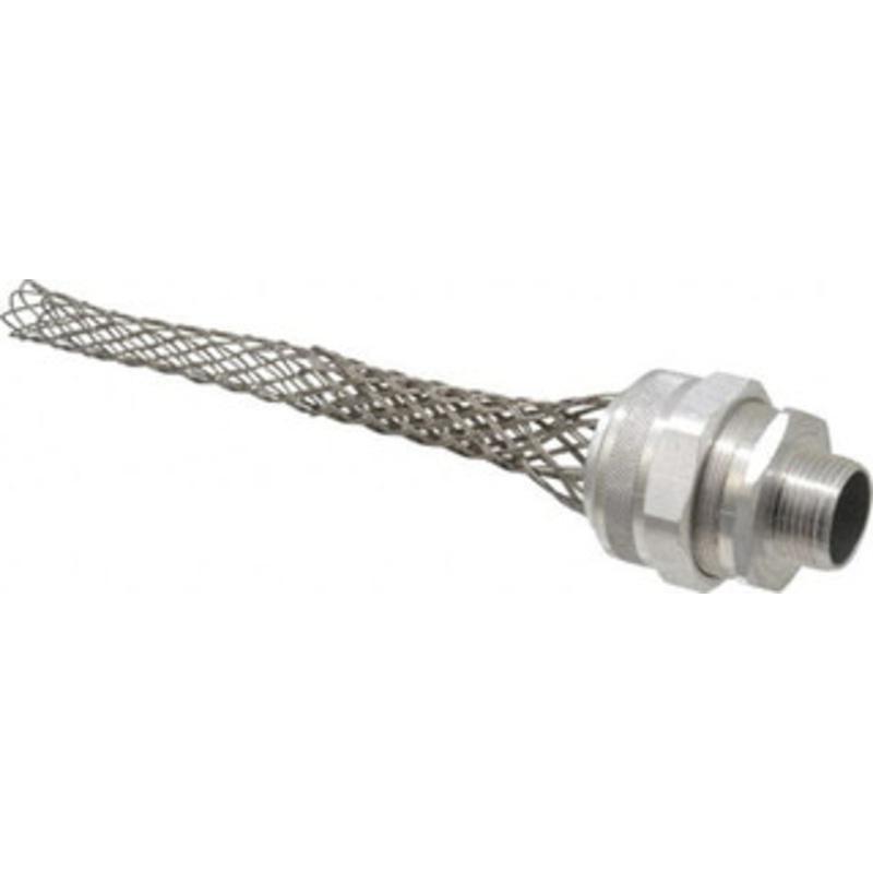 Woodhead - Molex 1 to 1.125 Liquidtight Straight Strain Relief Cord Grip 1 NPT, 12-1/4 OAL, Aluminum 36270 - 70497490