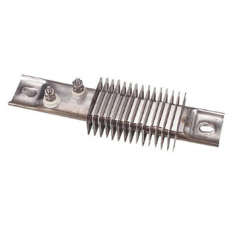 Backer Hotwatt 240 Volt, 750 Watt, 18 Long Channel Strip Heater 13-1/4 Fin Length, 20 Watt per Sq In FS0001800001 - 37027158