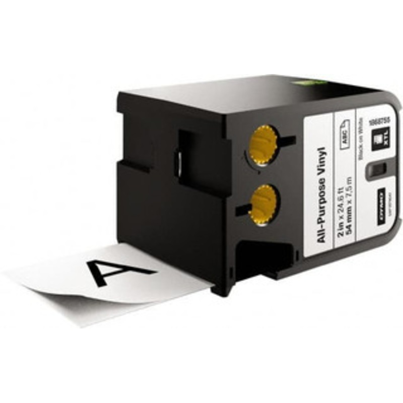 DYMO 2 x 23 ft. Black on White Vinyl Cartridge For DYMO XTL printers: 1868813, 1868814, 1868815 1868755 - 92780782