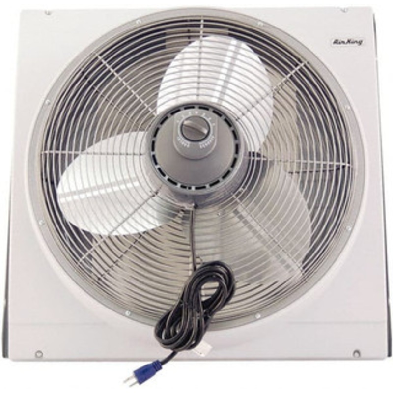 Air King 20 Blade, 3,560 Max CFM, Window Fan 1.8/3.2 Amps, 110 Volts, 3 Speed 9166 - 31733959