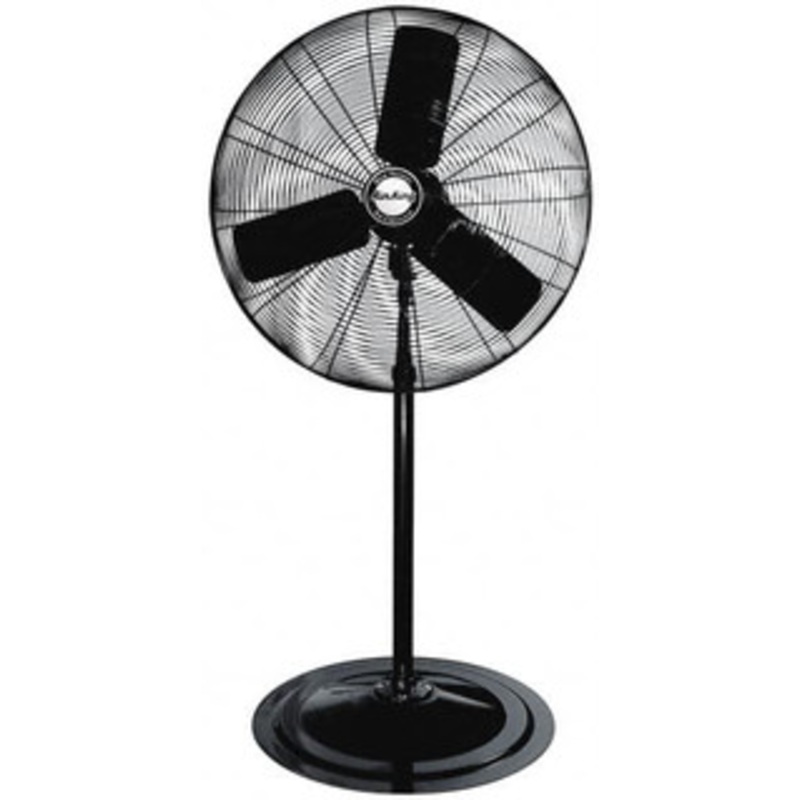 Air King 24 Blade, 1/4 hp, 5,130 Max CFM, Single Phase Oscillating Pedestal Fan 2.03/1.81/1.63 Amps, 120 Volts, 3 Speed 9125G - 40738098
