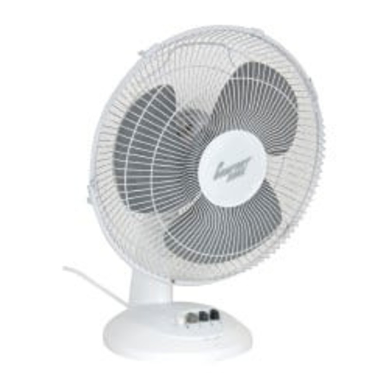 Comfort Zone 12 Blade, 210 Max CFM, Table Fan 0.31 Amps, 120 Volts, 3 Speed CZ121 - 00533950