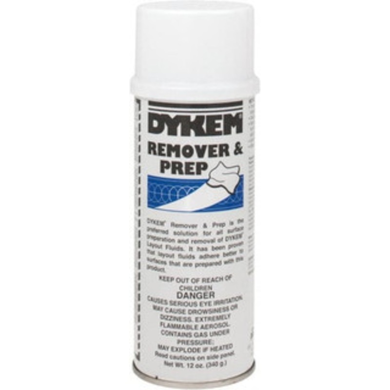 Dykem Layout Fluid Remover and Thinner 16 Ounce Aerosol Can 82038 - 00264143